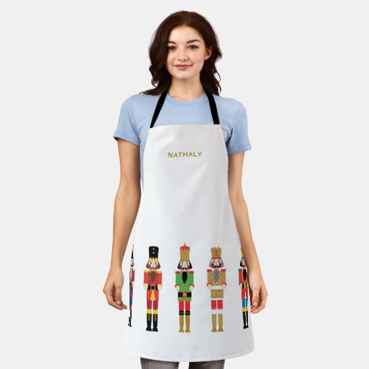 WATERVERF KERSTNOOTKRAKERS SCHORT (Gedragen)