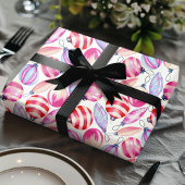 Waterverf Kerstornamenten Vakantie Cadeaupapier