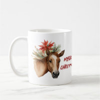 Waterverf kerstpaard
