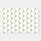 Waterverf kerstpalmboom Tropische beachy Inpakpapier Vel (Voorkant)