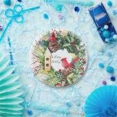 Waterverf kerstpapier Bord (Feest)