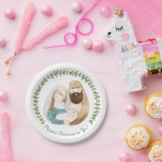  Waterverf kerstpapier Bord (Feest)