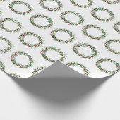 Waterverf kerstpapier cadeaupapier (Hoek)