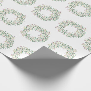 Waterverf kerstpapier cadeaupapier