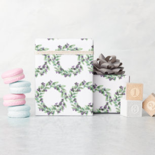 Waterverf kerstpapier cadeaupapier