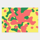 Waterverf kerstpapier inpakpapier vel (Voorkant 2)