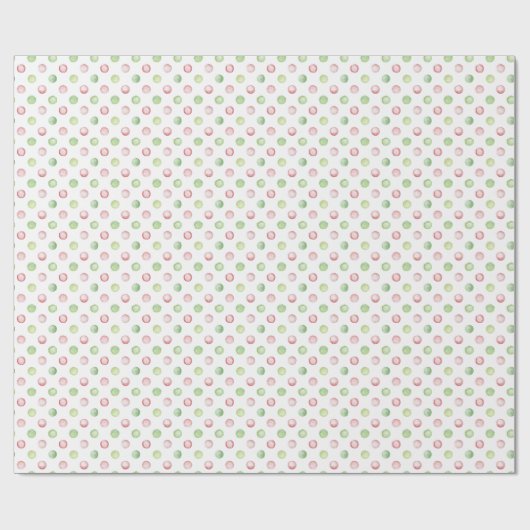 Waterverf kerstpapier met poolwand cadeaupapier (Vlak)