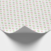 Waterverf kerstpapier met poolwand cadeaupapier (Hoek)