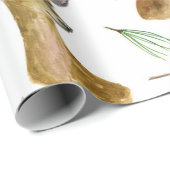 Waterverf kerstpatronen cadeaupapier (Rol Hoek)