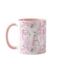 Waterverf kerstpatroon