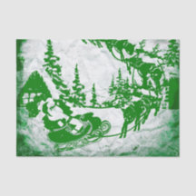 Waterverf kerstpatroon