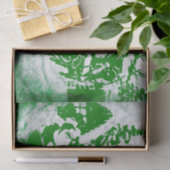 Waterverf kerstpatroon tissuepapier (Geschenk)