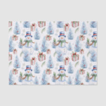 Waterverf kerstpatroon