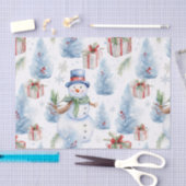 Waterverf kerstpatroon tissuepapier (Craft)