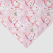 Waterverf kerstpatroon tissuepapier (Detail)