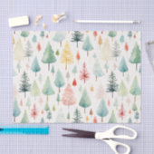 Waterverf kerstpatroon tissuepapier (Craft)