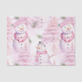 Waterverf kerstpatroon tissuepapier