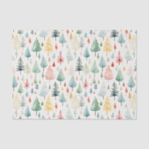 Waterverf kerstpatroon