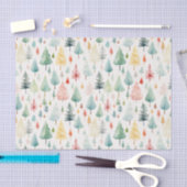 Waterverf kerstpatroon tissuepapier (Craft)