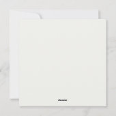 Waterverf kerstpinguïn feestdagenkaart (Achterkant)