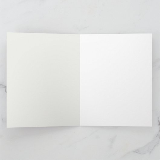 Waterverf kerstpinguïn kaart (Binnen)