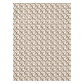 Waterverf Kerstrendier groen Holly Berry Tafelkleed (Voorkant)