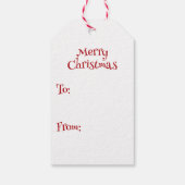 Waterverf kerstschapen en rustieke schuur Cadeaulabel (Achterkant)