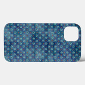 Waterverf kerstsnowflakes Case-Mate iPhone case (Achterkant (horizontaal))
