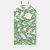 Waterverf kerstspecerijen Feestdagen met vlekken Cadeaulabel (Achterkant)