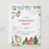 Waterverf kerstsprookje kaart (Voorkant)