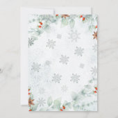 Waterverf kerstsprookje kaart (Achterkant)