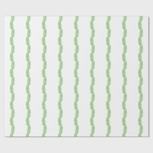 Waterverf kerststal cadeaupapier (Vlak)