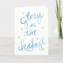 Waterverf kerstvakantie Kaart