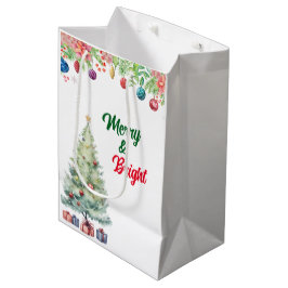 Waterverf Kerstvakantie Medium Cadeauzakje