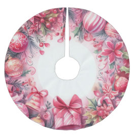 Waterverf kerstvakantie ontwerp kerstboom rok