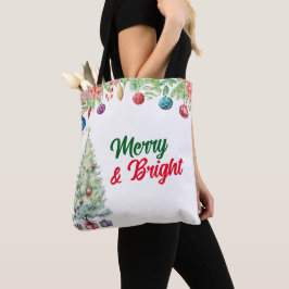Waterverf Kerstvakantie Tote Bag