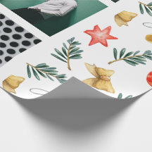 Waterverf kerstversiering Fotocollage
