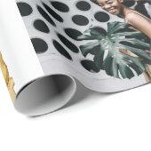 Waterverf kerstversiering Fotocollage Cadeaupapier (Rol Hoek)