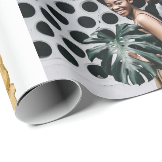 Waterverf kerstversiering Fotocollage Cadeaupapier (Rol Hoek)