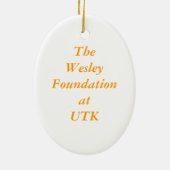 Waterverf kerstversiering keramisch ornament (Achterkant)