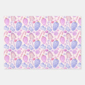 Waterverf kerstversiering, snoepriet inpakpapier vel (Voorkant)