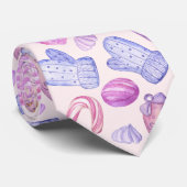 Waterverf kerstversiering, snoepriet stropdas (Opgerold)