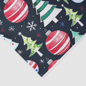 Waterverf kerstversiering tissuepapier (Detail)