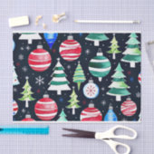 Waterverf kerstversiering tissuepapier (Craft)