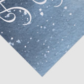 Waterverf kerstwinter deer tissuepapier (Detail)