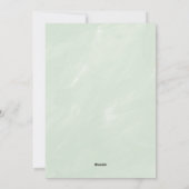 Waterverf kerstzegeningen feestdagenkaart (Achterkant)