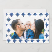 Waterverf kerstzegeningen Nativiteit 2-foto's Feestdagenkaart (Achterkant)