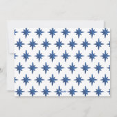 Waterverf kerstzegeningen Nativiteit Foto Feestdagenkaart (Achterkant)