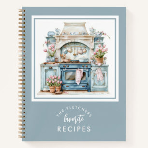  Waterverf keuken familie recept Notitieboek