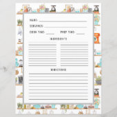Waterverf Keuken Gereedschap | Recepten Binder Pag (Achterkant)